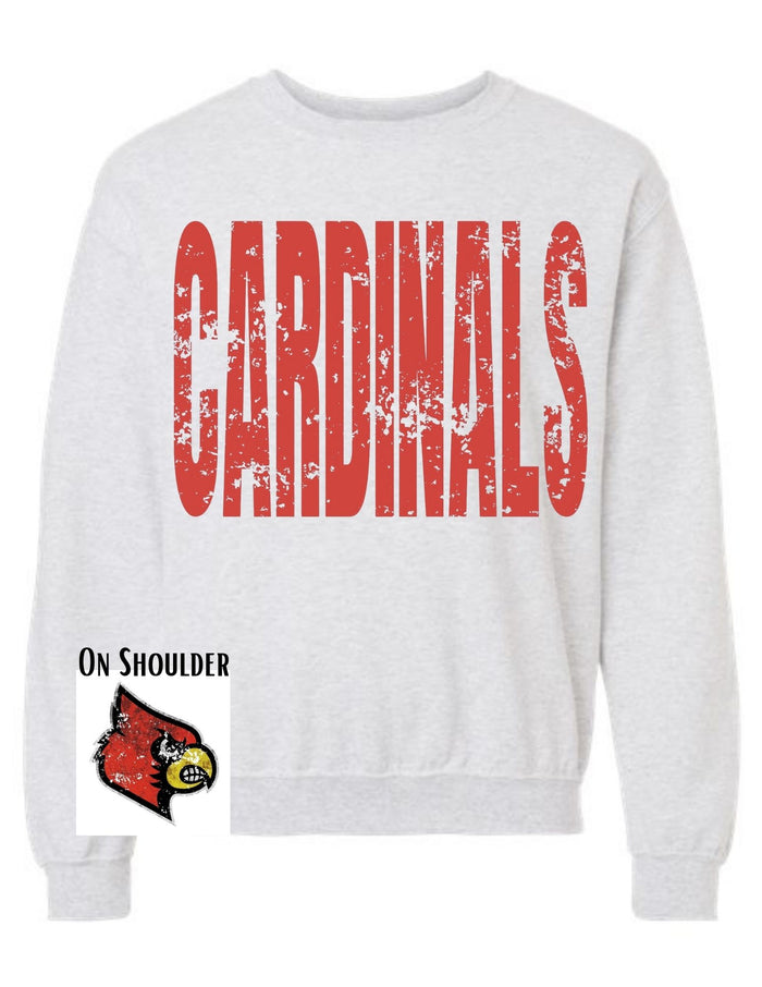Alma Cardinals Big Print Sweatshirt