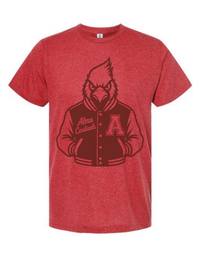 Alma Cardinals Varsity Mascot Tee