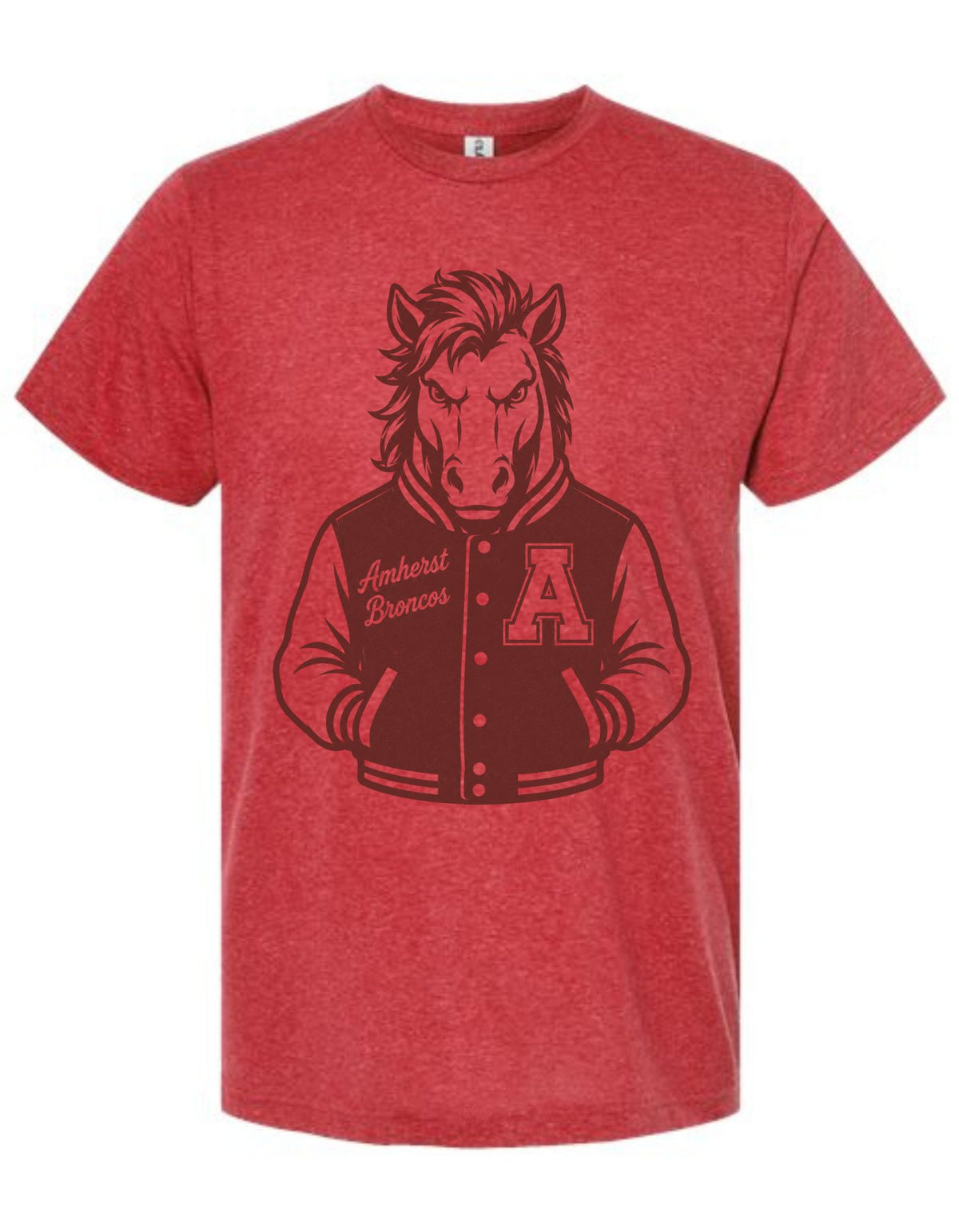 Amherst Broncos Varsity Mascot Tee