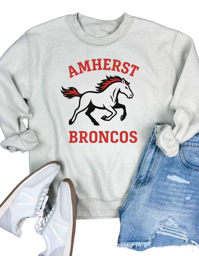 Amherst Broncos Inside Out Sweatshirt