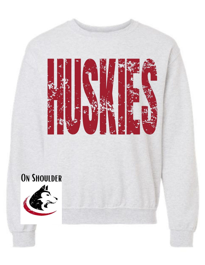 Aurora Huskies Big Print Sweatshirt