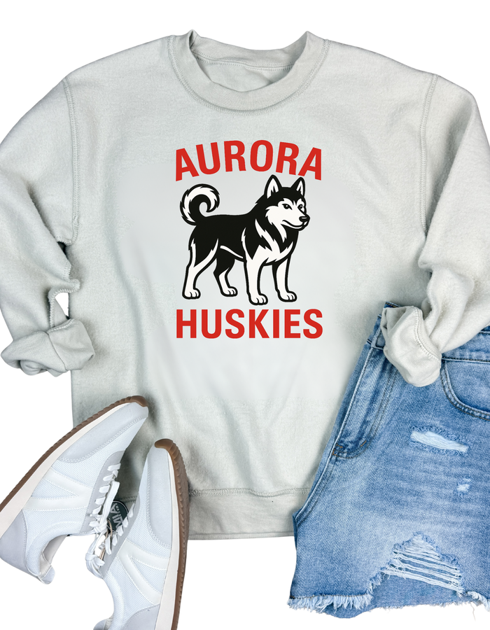 Aurora Huskies Inside Out Sweatshirt