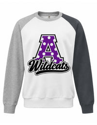 Custom Polka Dot Colorblock Crew