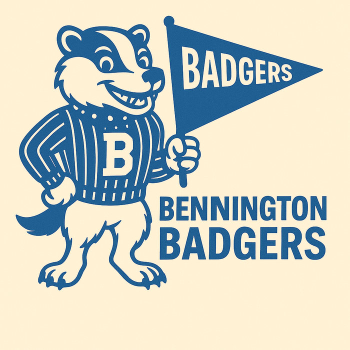 Bennington Badgers Vintage Mascot Tee
