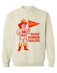 Bishop Neumann Cavaliers Vintage Mascot Tee & Sweatshirt