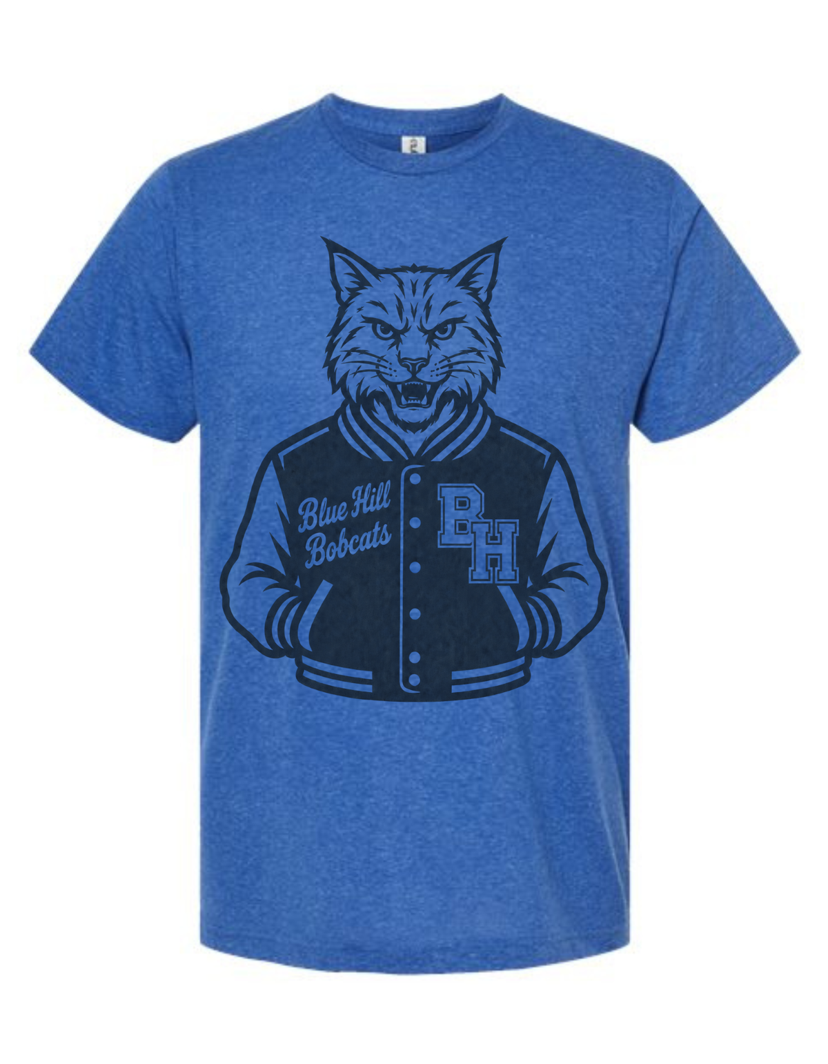 Blue Hill Bobcats Varsity Mascot Tee