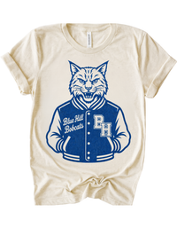 Blue Hill Bobcats Varsity Mascot Tee