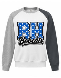 Custom Polka Dot Colorblock Crew