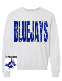 Seward Bluejays Big Print Sweatshirt