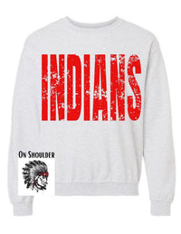 Broken Bow Indians Big Print Sweatshirt