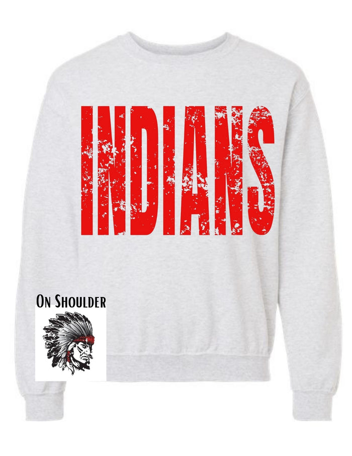 Broken Bow Indians Big Print Sweatshirt