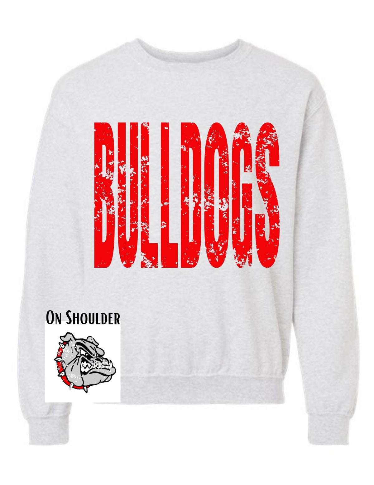 Pleasanton Bulldogs Big Print Sweatshirt