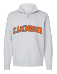 Cambridge Trojans Game Day 1/4 Zip