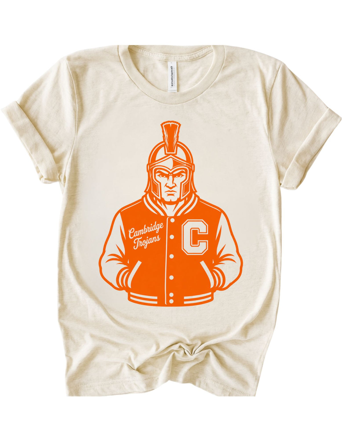 Cambridge Trojans Varsity Mascot Tee