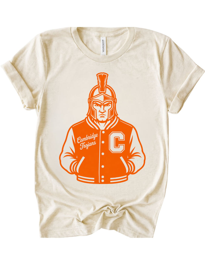 Cambridge Trojans Varsity Mascot Tee