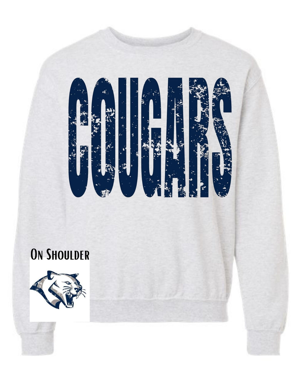 Central Valley Cougars Big Print Sweatshirt
