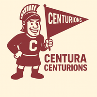 Centura Centurions Vintage Mascot Tee