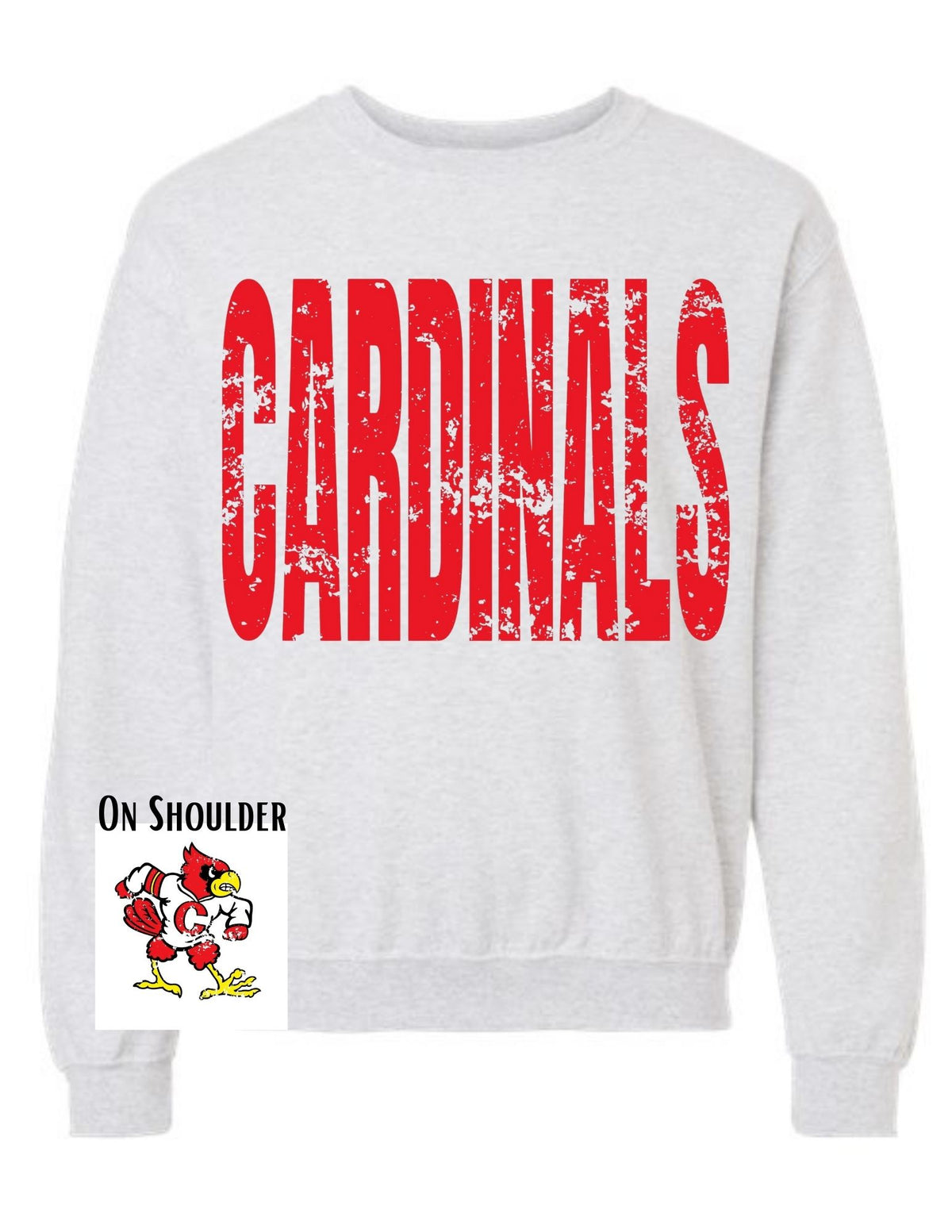 Chadron Cardinals Big Print Sweatshirt