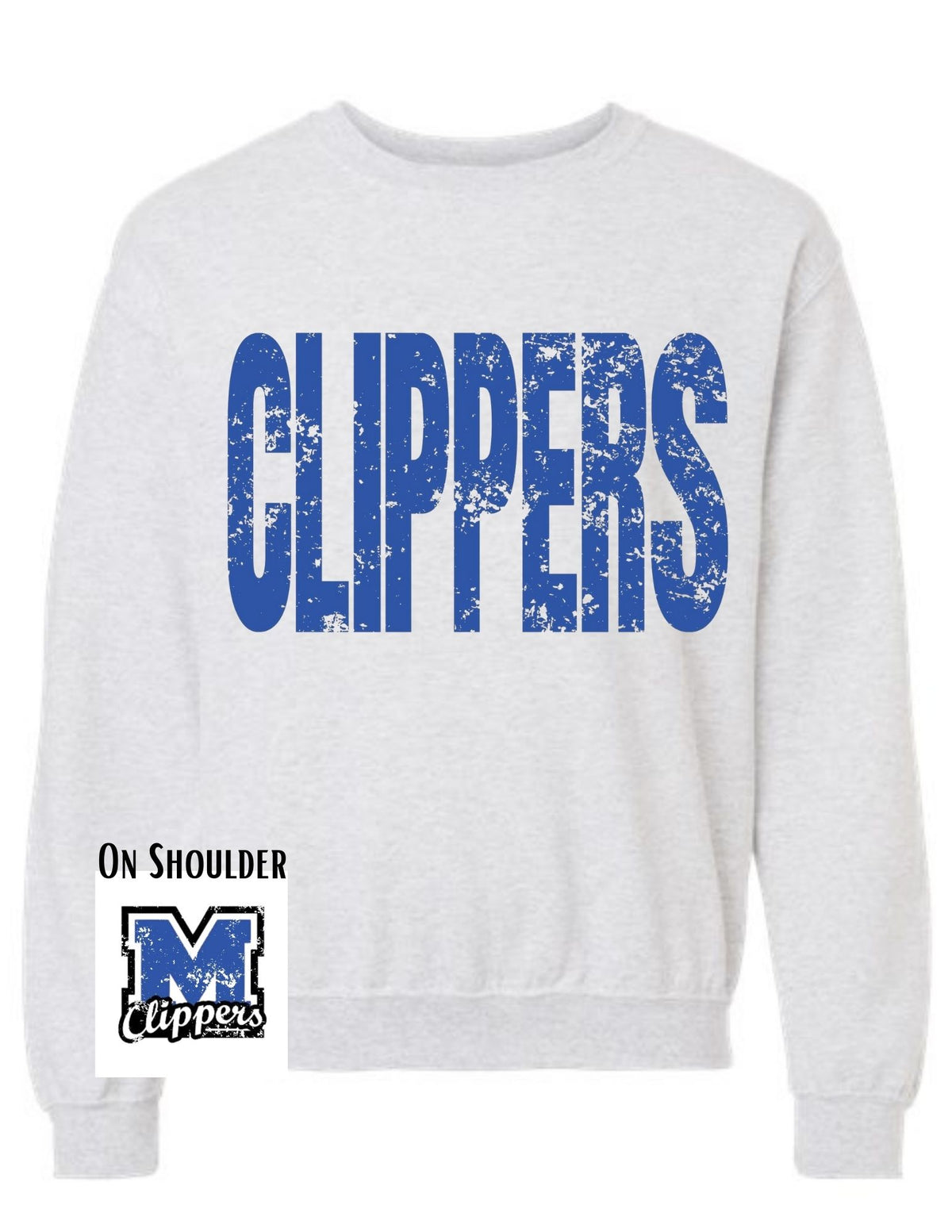 Malcolm Clippers Big Print Sweatshirt