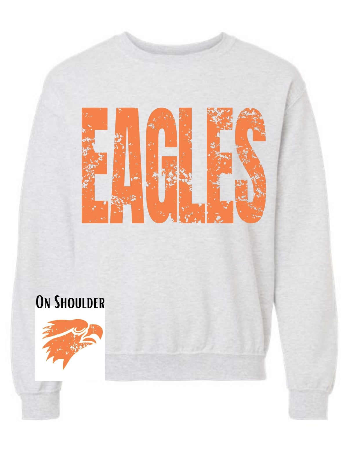 Colby Eagles Big Print Sweatshirt