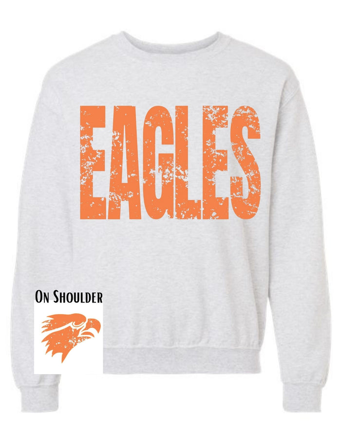 Colby Eagles Big Print Sweatshirt