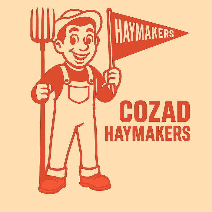 Cozad Haymakers Vintage Mascot Tee