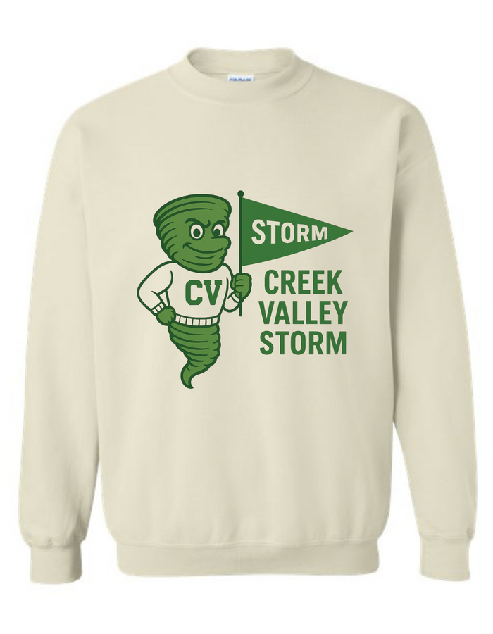 Creek Valley Storm Mascot Tee & Sweatshirt