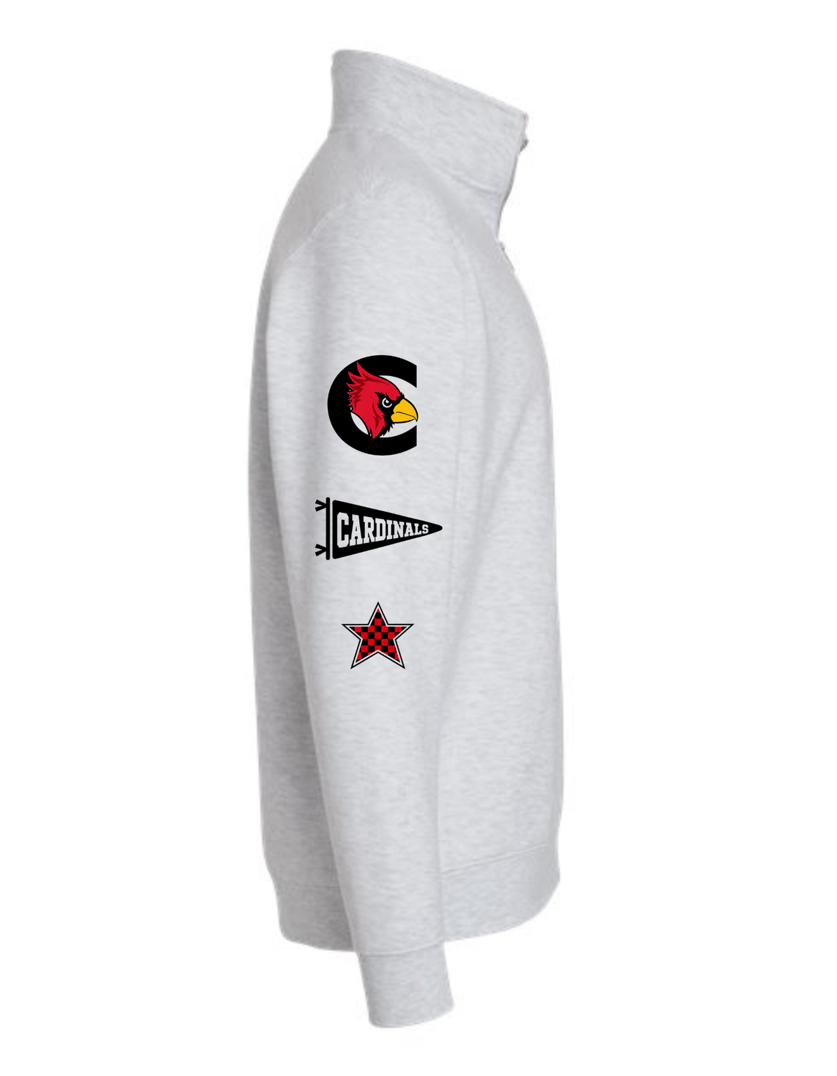 Crete Cardinals Game Day 1/4 Zip