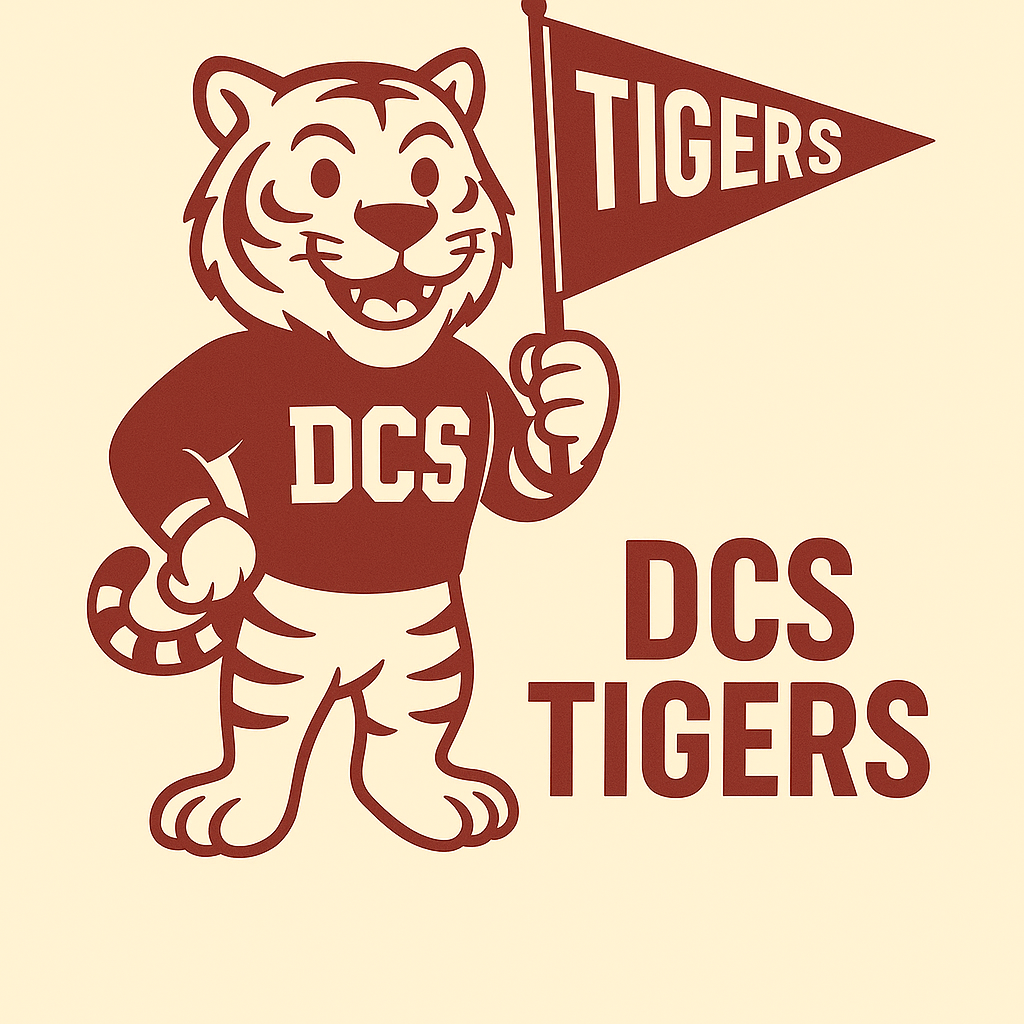 DCS Tigers Vintage Mascot Tee