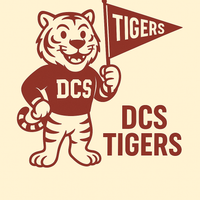 DCS Tigers Vintage Mascot Tee