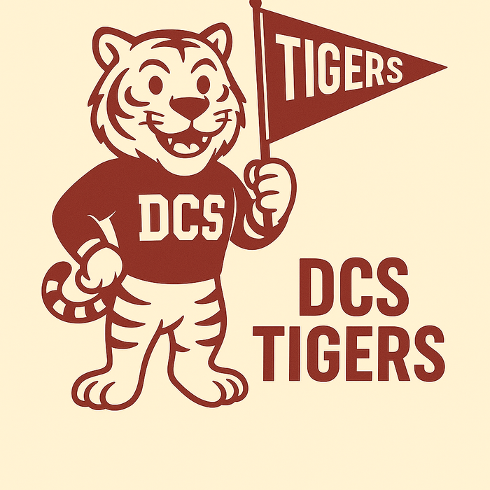 DCS Tigers Vintage Mascot Tee