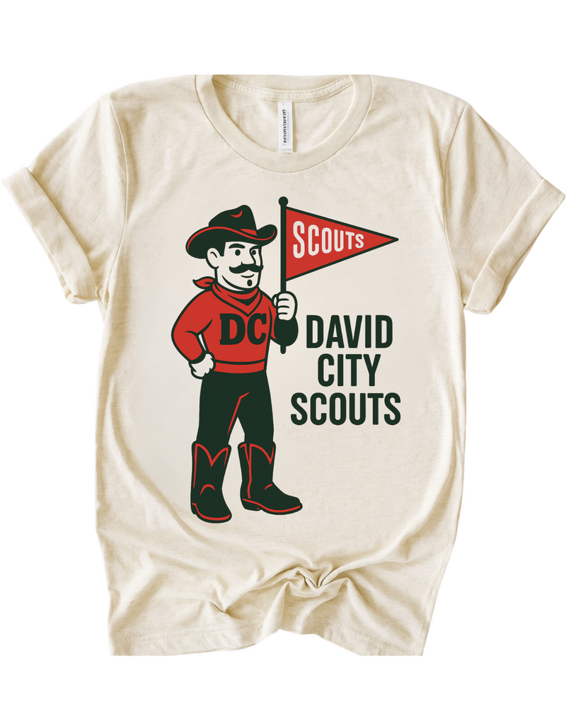 David City Scouts Vintage Mascot Tee
