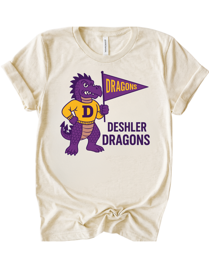 Deshler Dragons Tee Mascot Tee & Sweatshirt