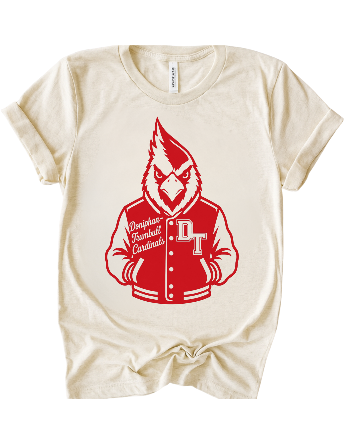 Doniphan-Trumbull Cardinals Varsity Mascot Tee