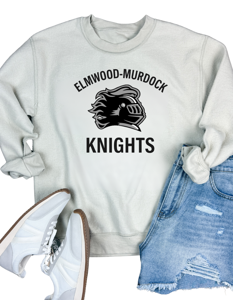 Elmwood-Murdock Knights Inside Out Sweatshirt