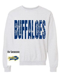Elm Creek Buffaloes Big Print Sweatshirt