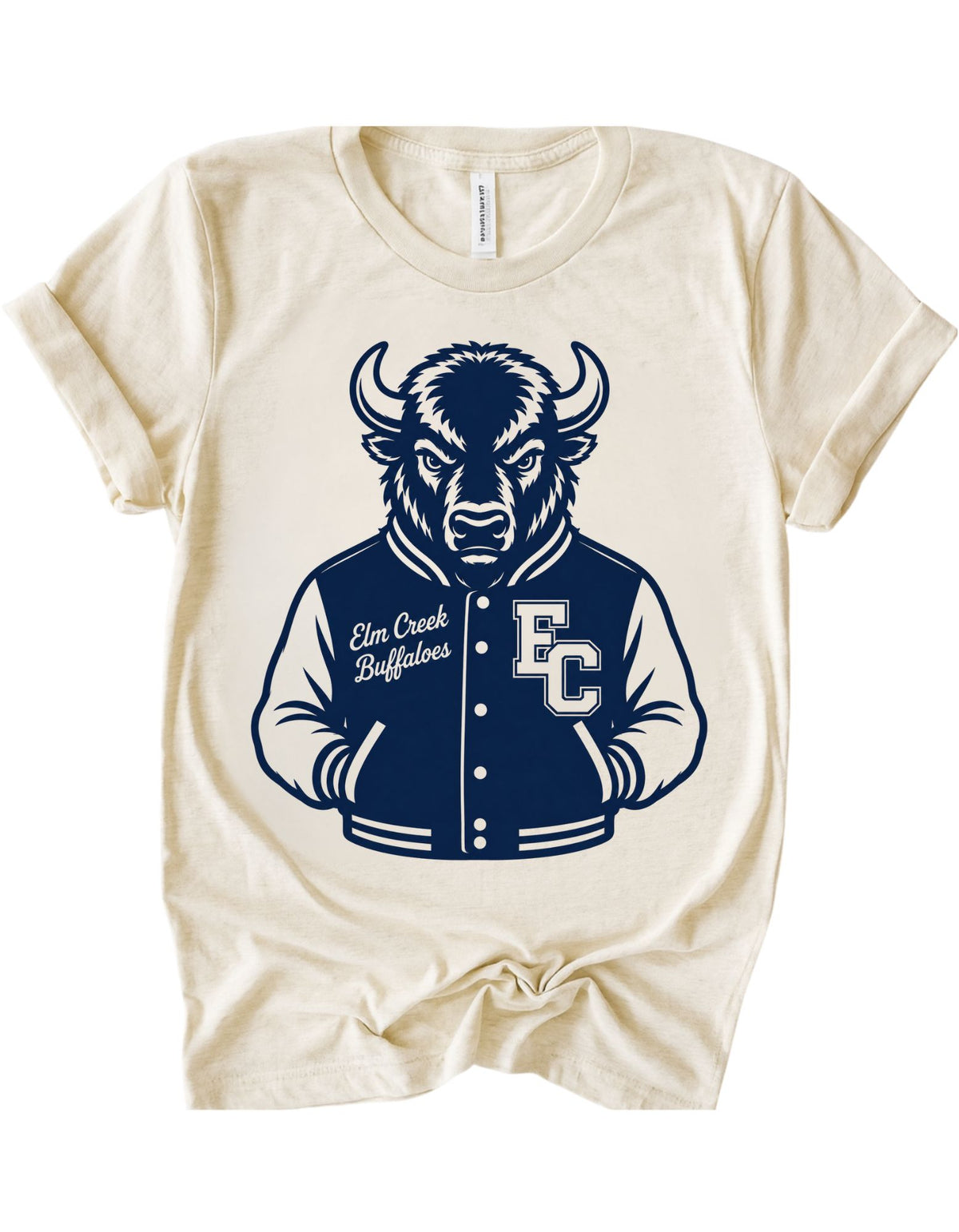 Elm Creek Buffaloes Varsity Mascot Tee
