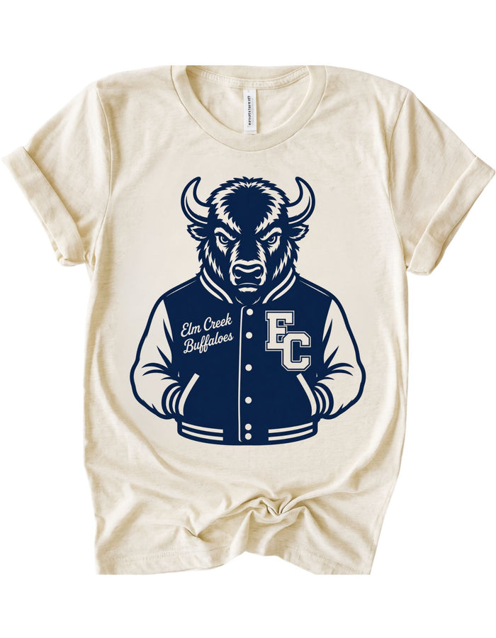 Elm Creek Buffaloes Varsity Mascot Tee