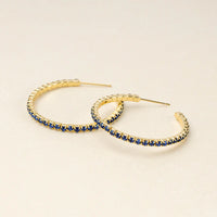 Scout Sparkle & Shine Small Rhinestone Hoop Earrings