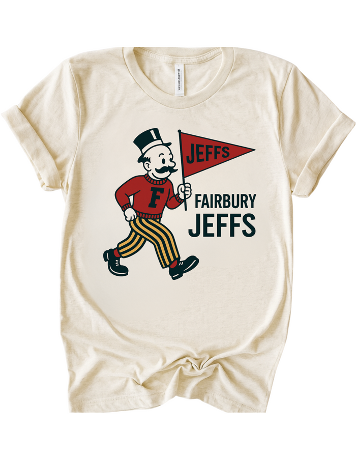 Fairbury Jeffs Mascot Tee & Sweatshirt