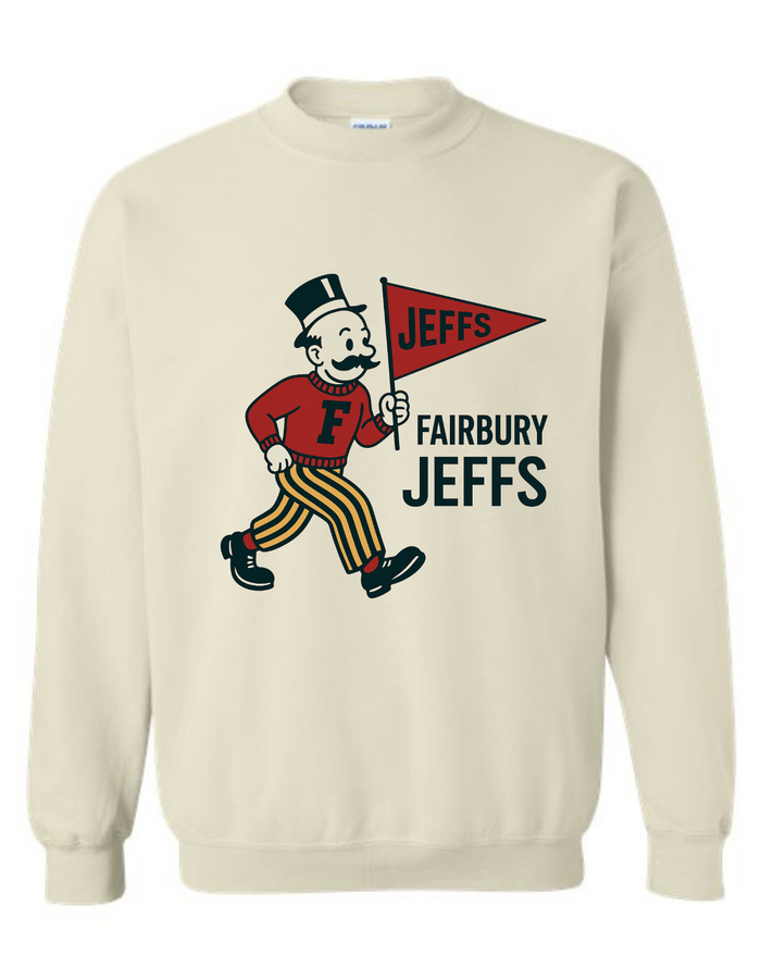 Fairbury Jeffs Mascot Tee & Sweatshirt