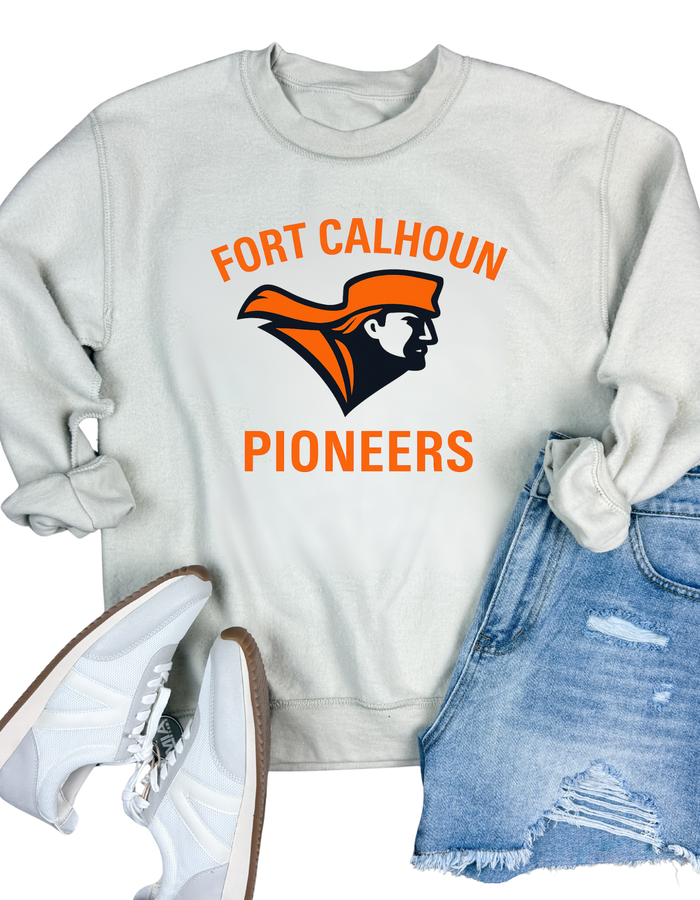 Fort Calhoun Pioneers Inside Out Sweatshirt