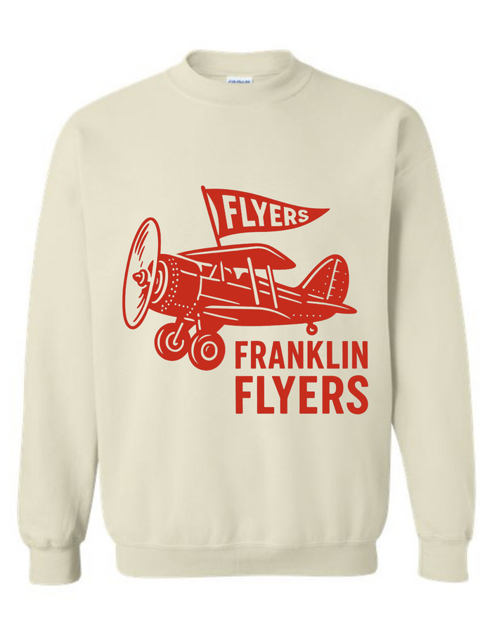 Franklin Flyers Vintage Mascot Tee & Sweatshirt