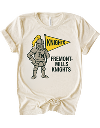 Fremont-Mills Knights Mascot Tee & Sweatshirt