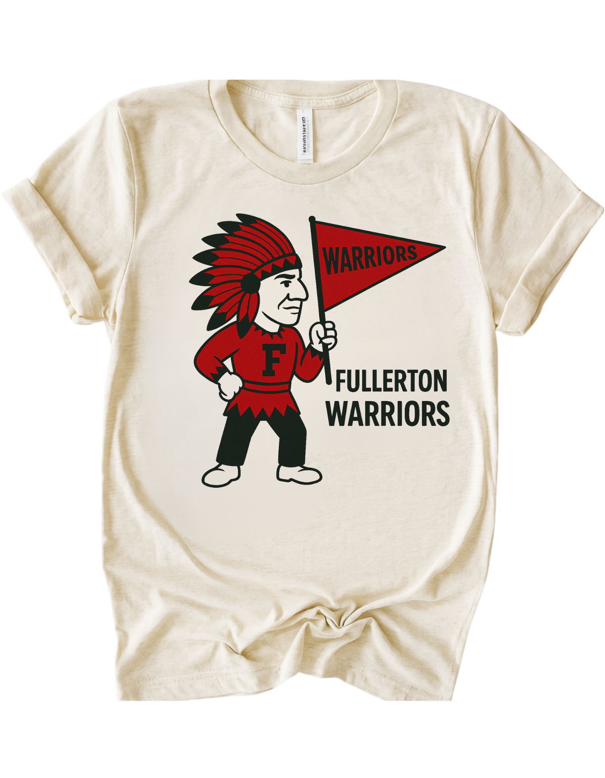 Fullerton Warriors Vintage Mascot Tee