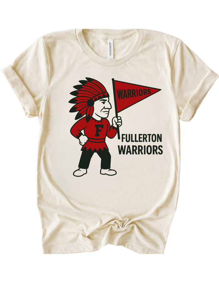 Fullerton Warriors Vintage Mascot Tee