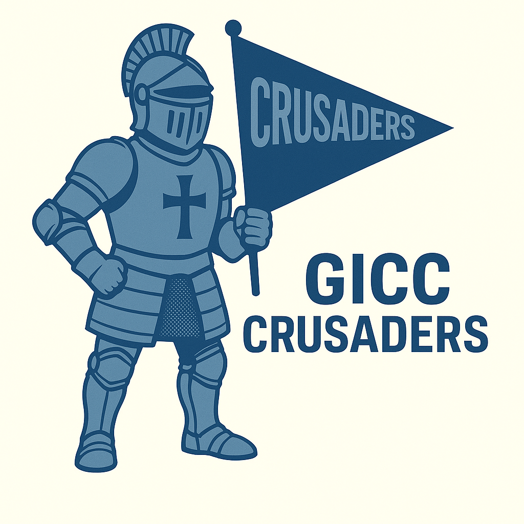 GICC Crusaders Vintage Mascot Tee