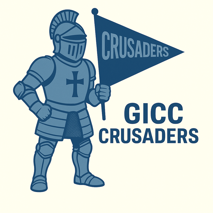 GICC Crusaders Vintage Mascot Tee