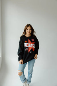 Nebraska Aura Fleece Crew