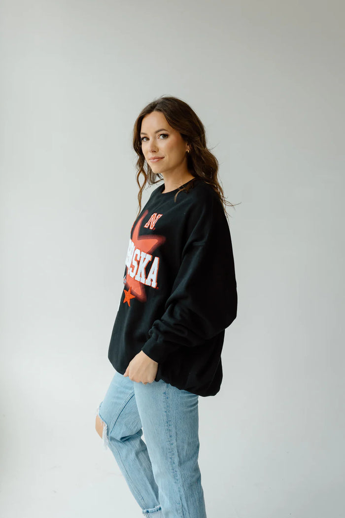 Nebraska Aura Fleece Crew